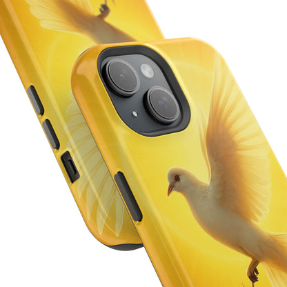Golden Dove Magnetic Impact-Resistant Phone Case