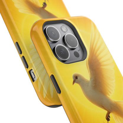 Golden Dove Magnetic Impact-Resistant Phone Case