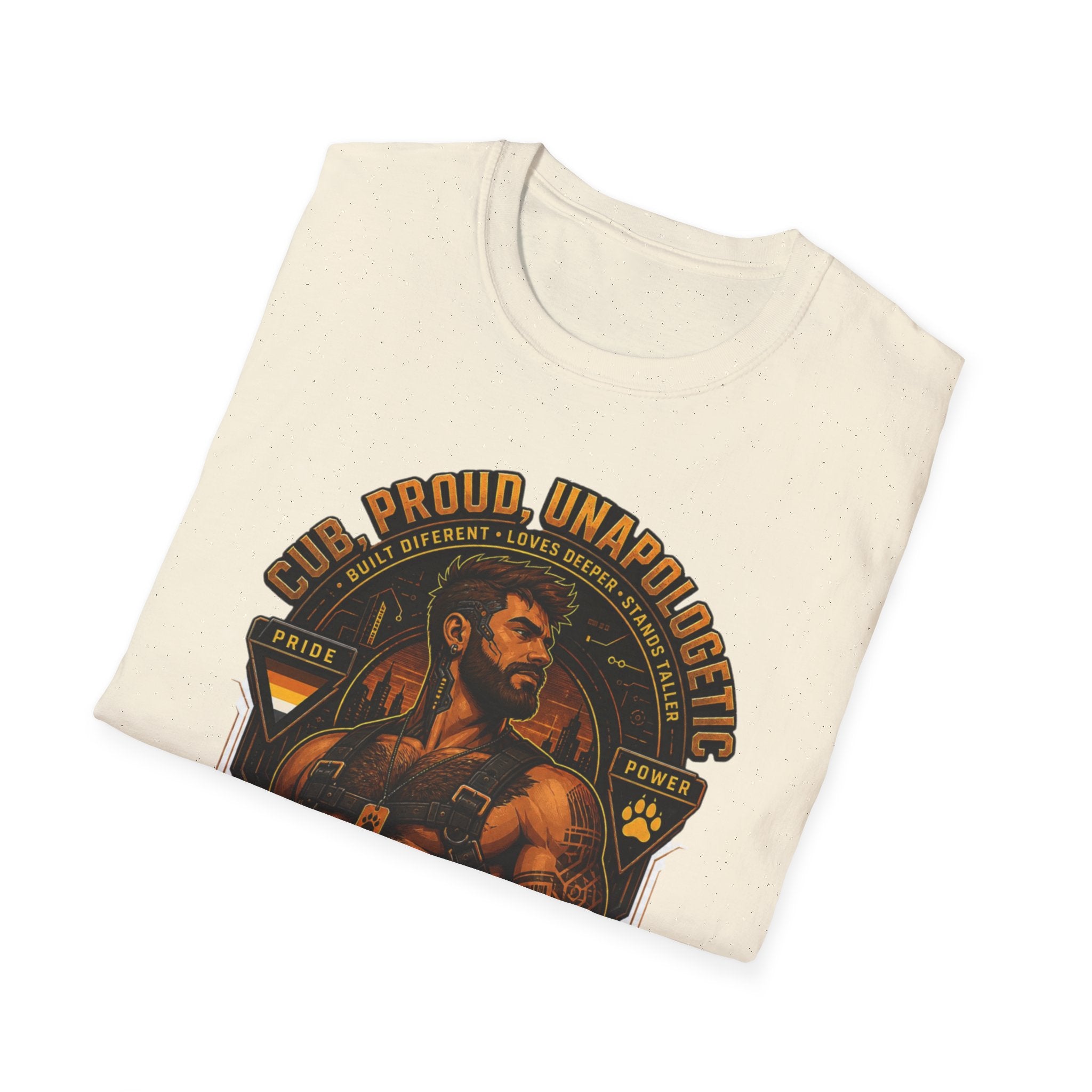Built in Hardness Wired for Love T-Shirt — Proud, Unapologetic Mens Graphic Tee