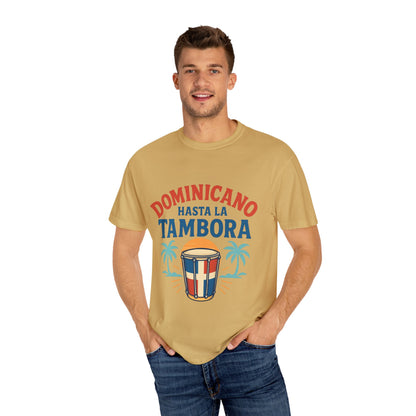 Dominican Music Graphic Tee | Unisex Garment-Dyed Shirt for Summer & Celebrations
