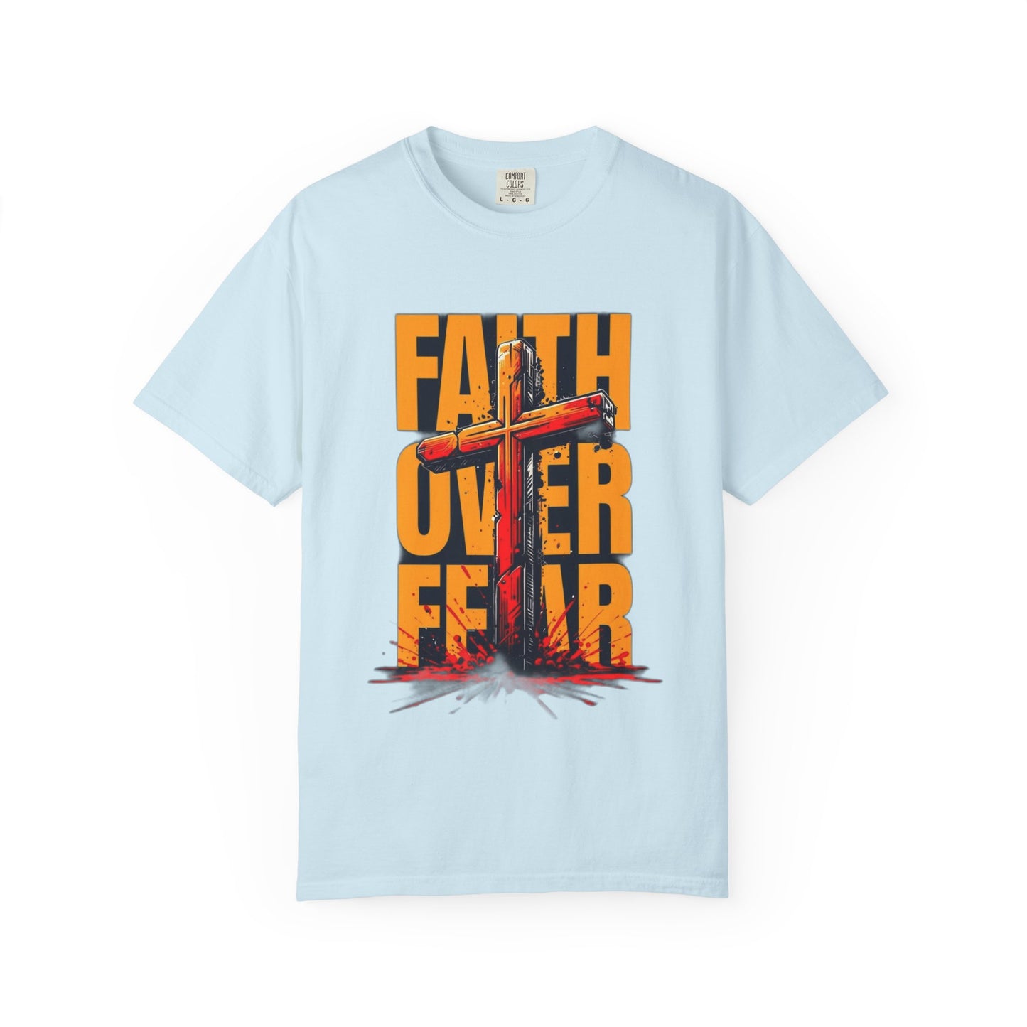 Inspirational T-Shirt – “Faith Over Fear” | Faith-Based Comfort Tee for Everyday Strength