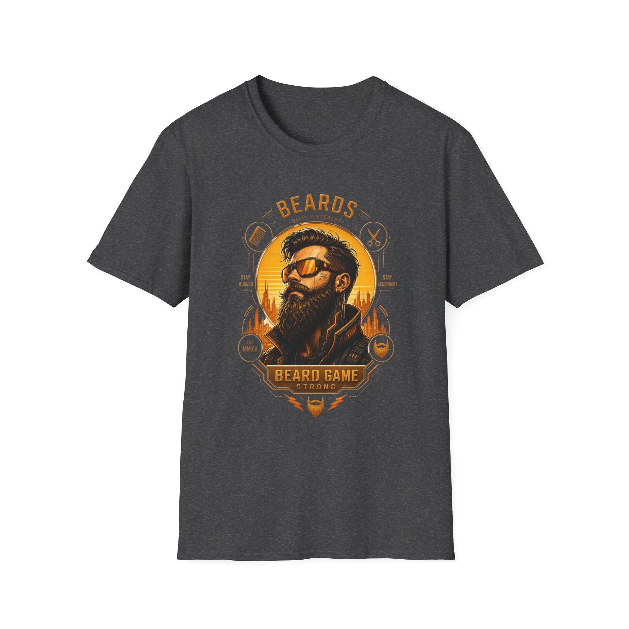 Beard Game T-Shirt — Vintage Barber Beard Club Graphic Tee
