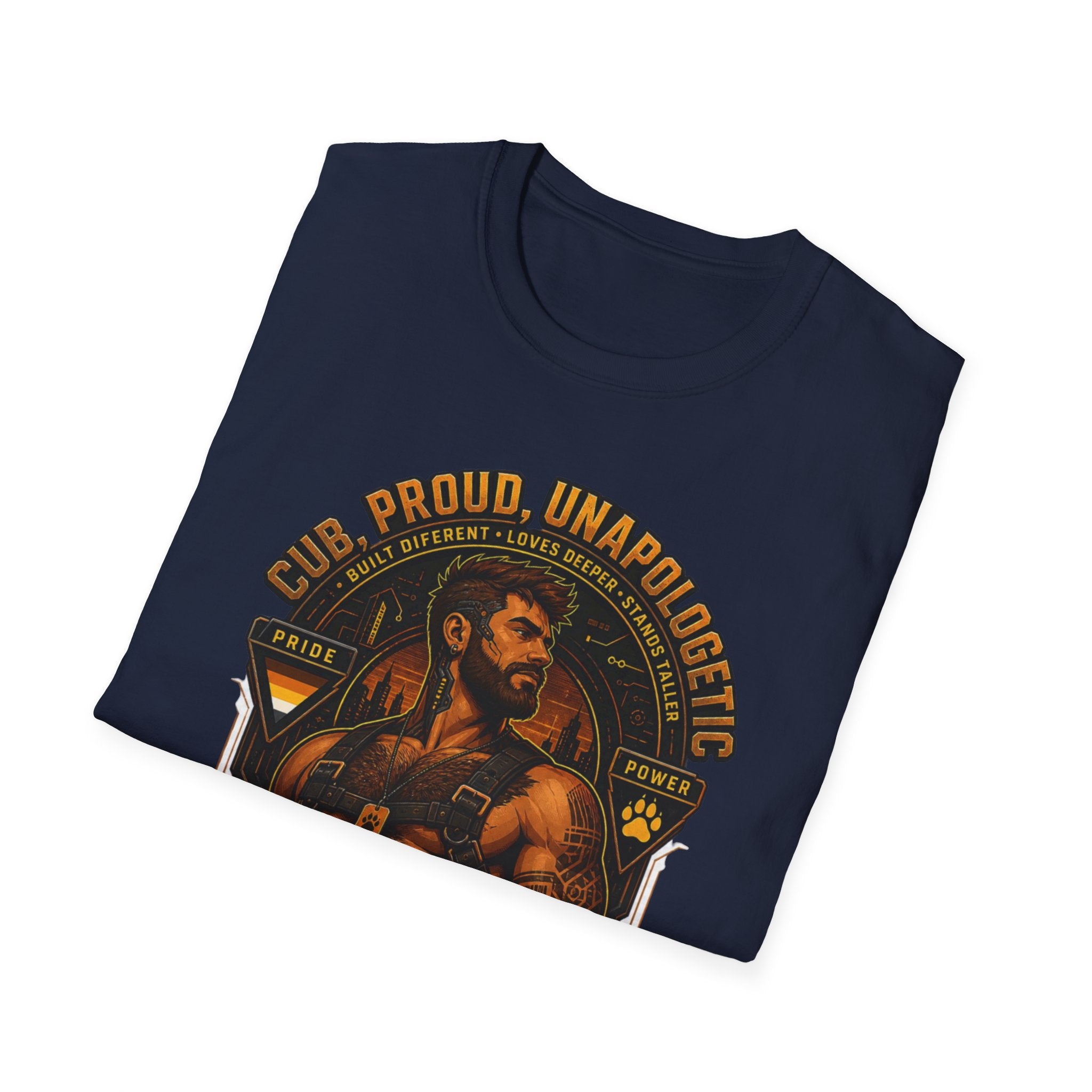 Built in Hardness Wired for Love T-Shirt — Proud, Unapologetic Mens Graphic Tee