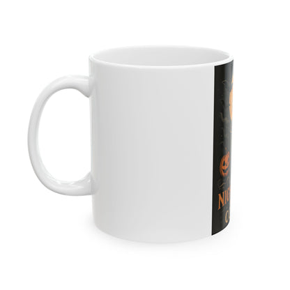 Nightmare Before Coffee Mug | Halloween Ceramic Cup | Spooky Coffee Lover Gift | 11oz & 15oz | Fall Decor | Unique Drinkware