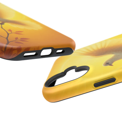 Golden Dove Magnetic Impact-Resistant Phone Case