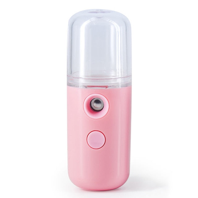 Pulverizador facial Nano Mist, instrumento de belleza, vaporizador facial USB, belleza hidratante