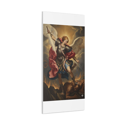 St. Michael Archangel Canvas Art Wrap – Classic Religious Wall Art