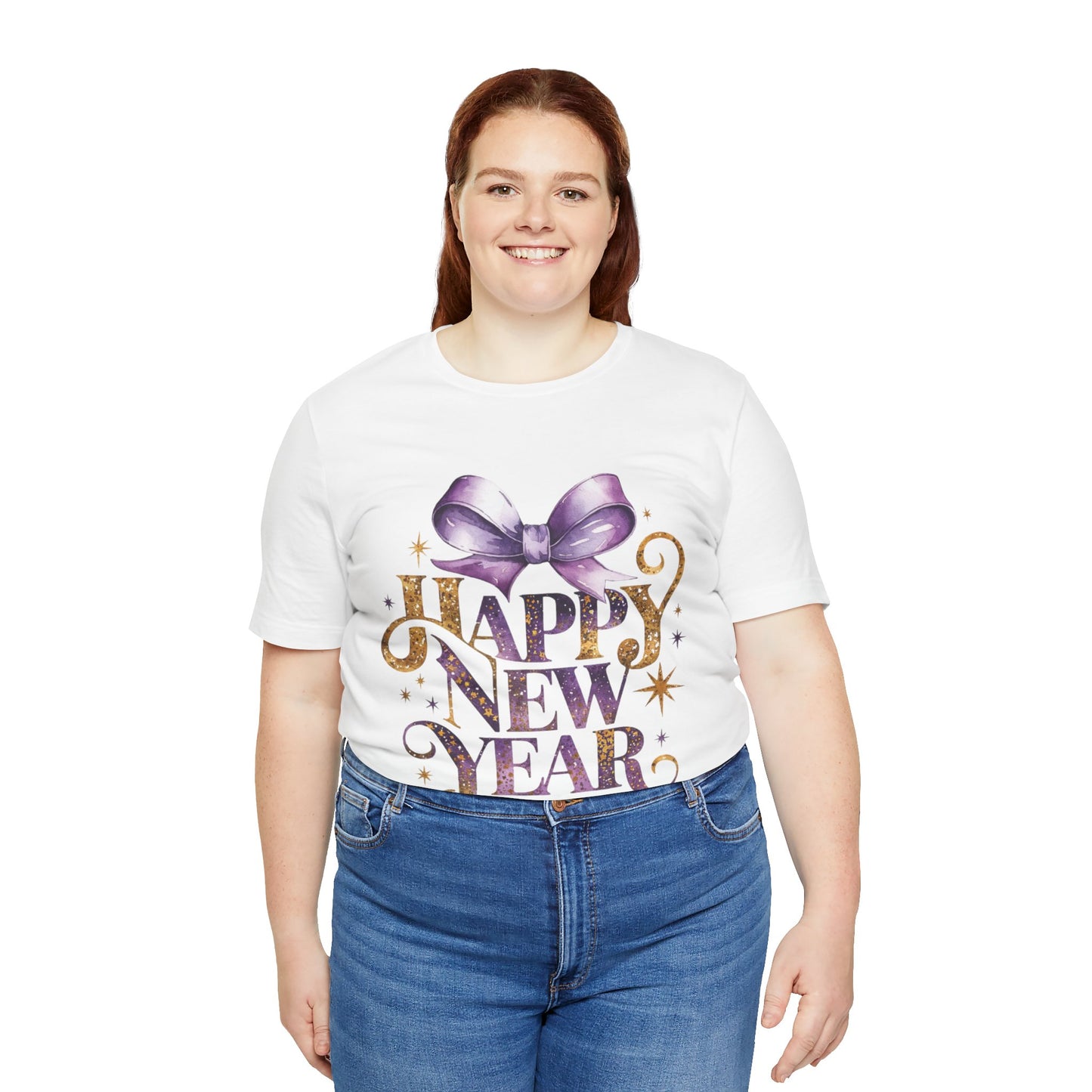 Happy New Year Unisex Jersey Tee - Festive Celebratory Shirt