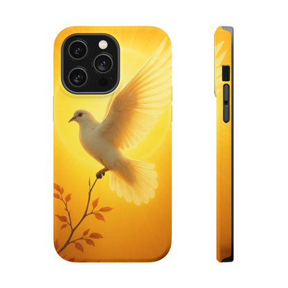 Golden Dove Magnetic Impact-Resistant Phone Case