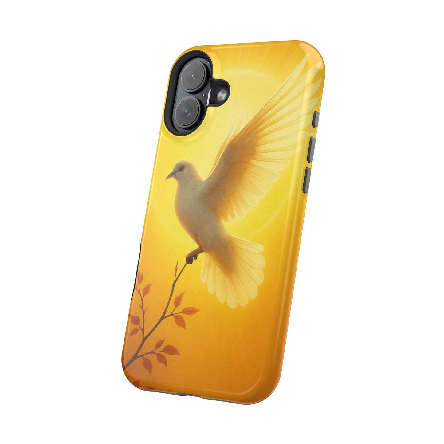 Golden Dove Magnetic Impact-Resistant Phone Case