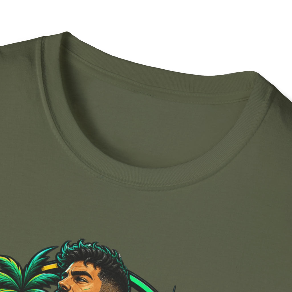 Beard Out Proud T-Shirt — Tropical Bearded Guy Graphic Tee