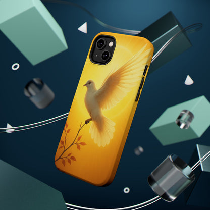 Golden Dove Magnetic Impact-Resistant Phone Case