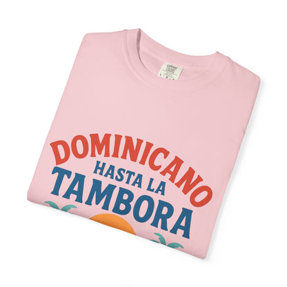 Dominican Music Graphic Tee | Unisex Garment-Dyed Shirt for Summer & Celebrations