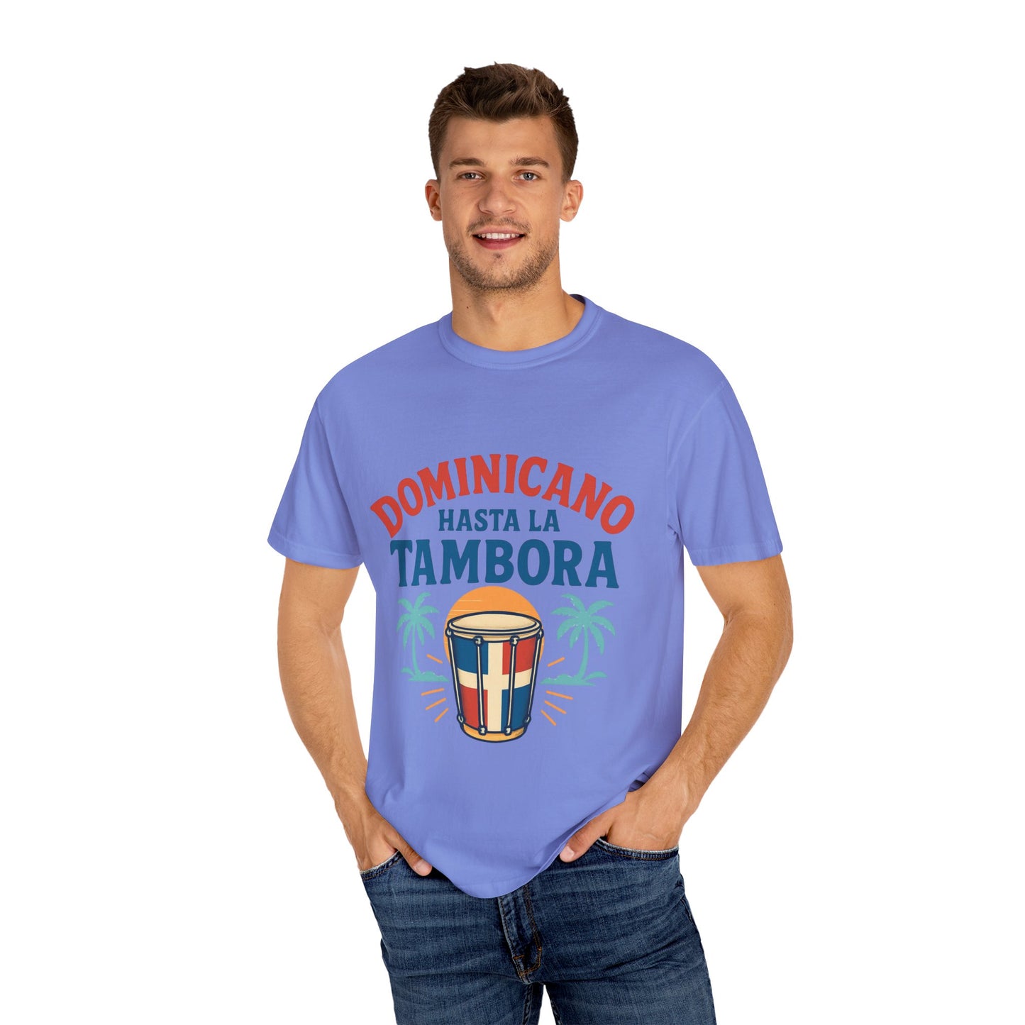 Dominican Music Graphic Tee | Unisex Garment-Dyed Shirt for Summer & Celebrations