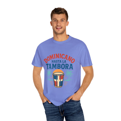 Dominican Music Graphic Tee | Unisex Garment-Dyed Shirt for Summer & Celebrations