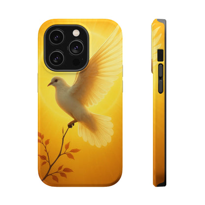 Golden Dove Magnetic Impact-Resistant Phone Case