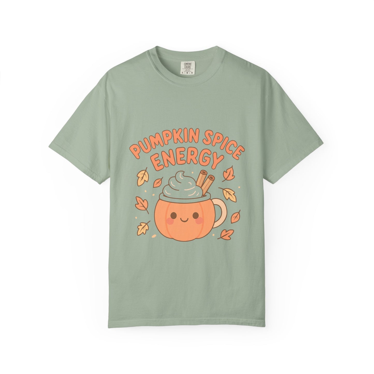 Pumpkin Spice Energy T-Shirt | Fall Fashion | Cute Autumn Tee | Cozy Seasonal Apparel | Perfect Gift for Coffee Lovers