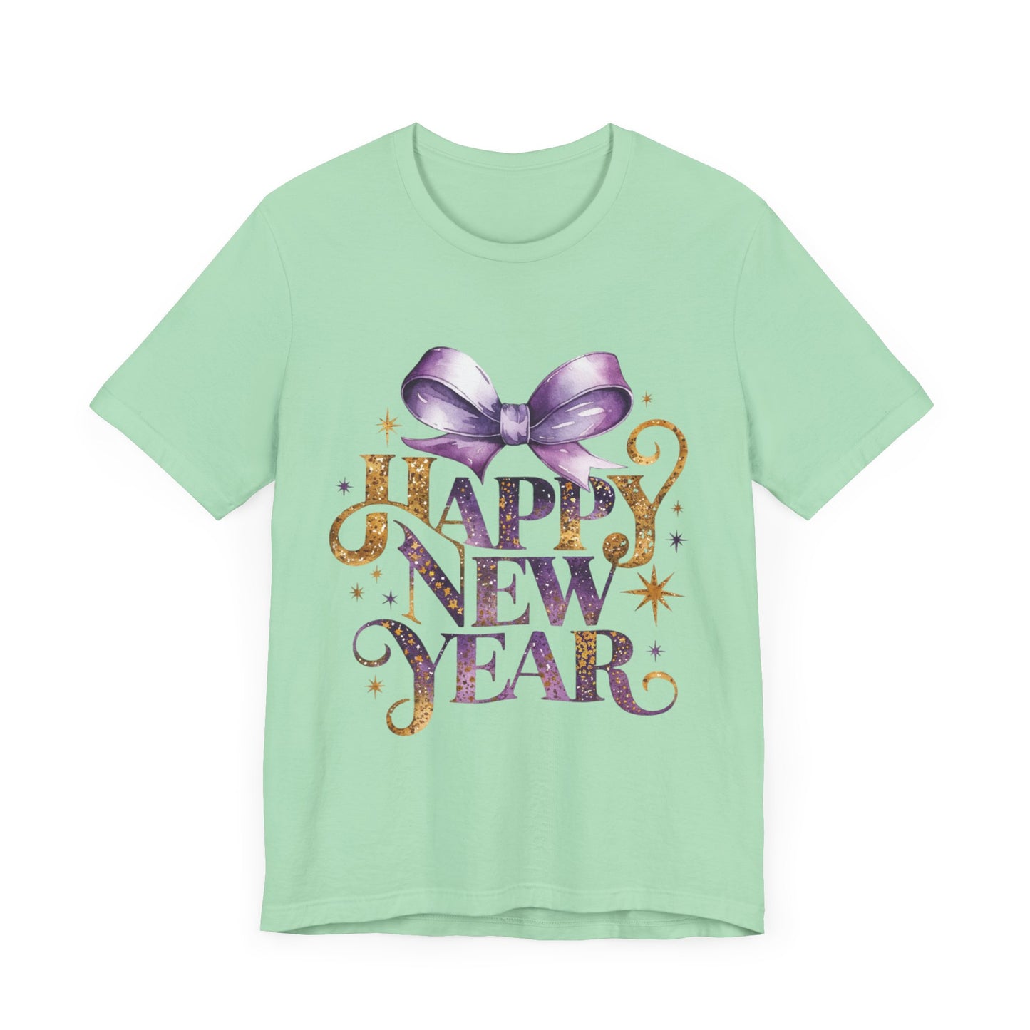 Happy New Year Unisex Jersey Tee - Festive Celebratory Shirt