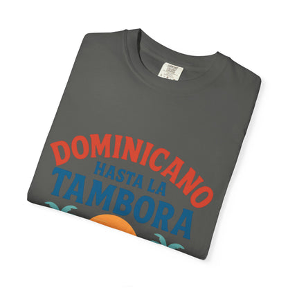 Dominican Music Graphic Tee | Unisex Garment-Dyed Shirt for Summer & Celebrations