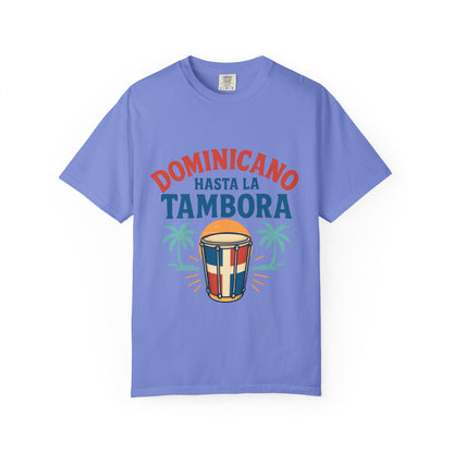Dominican Music Graphic Tee | Unisex Garment-Dyed Shirt for Summer & Celebrations