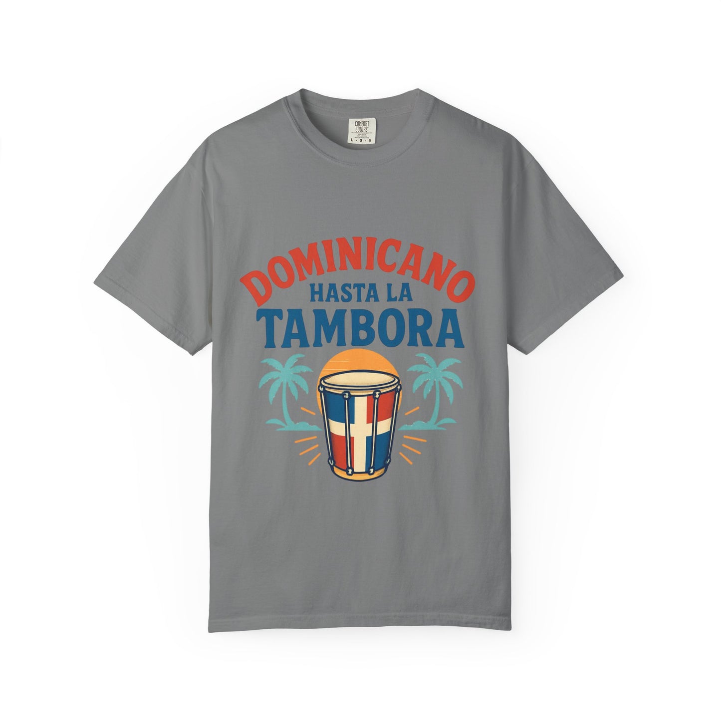 Dominican Music Graphic Tee | Unisex Garment-Dyed Shirt for Summer & Celebrations