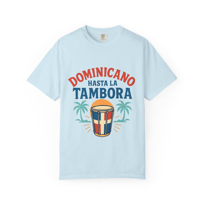 Dominican Music Graphic Tee | Unisex Garment-Dyed Shirt for Summer & Celebrations