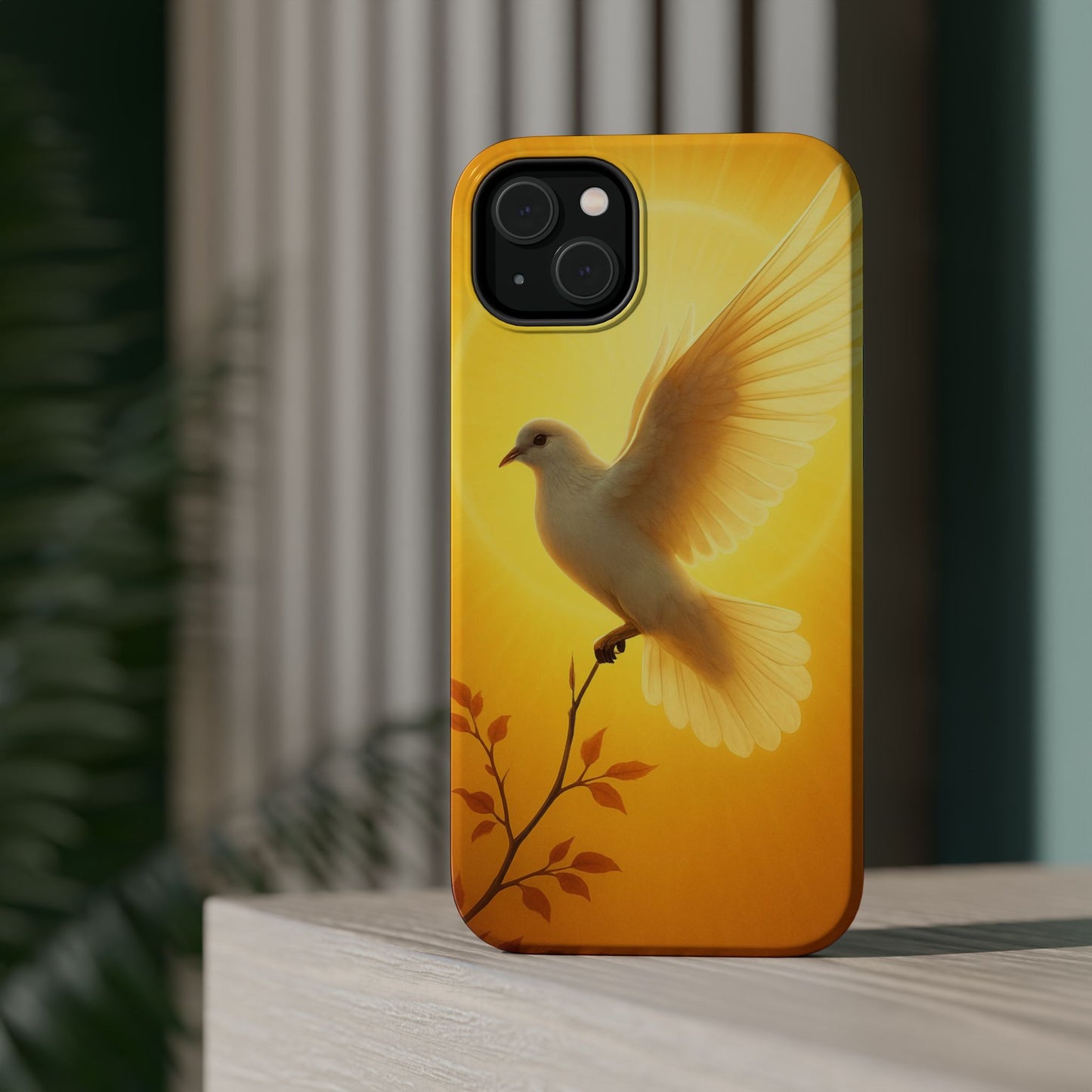Golden Dove Magnetic Impact-Resistant Phone Case