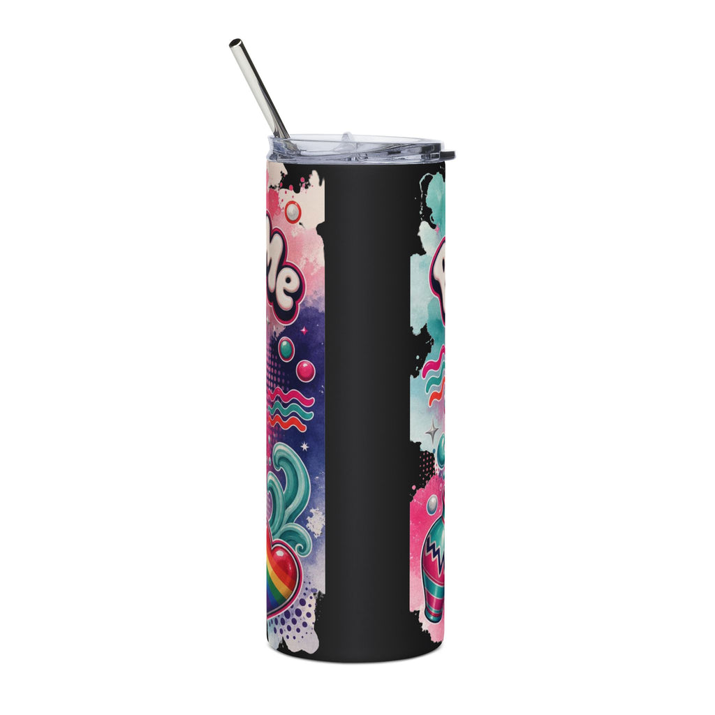 Aquarius Pride Tumbler - 20oz Stainless Steel Zodiac Travel Cup