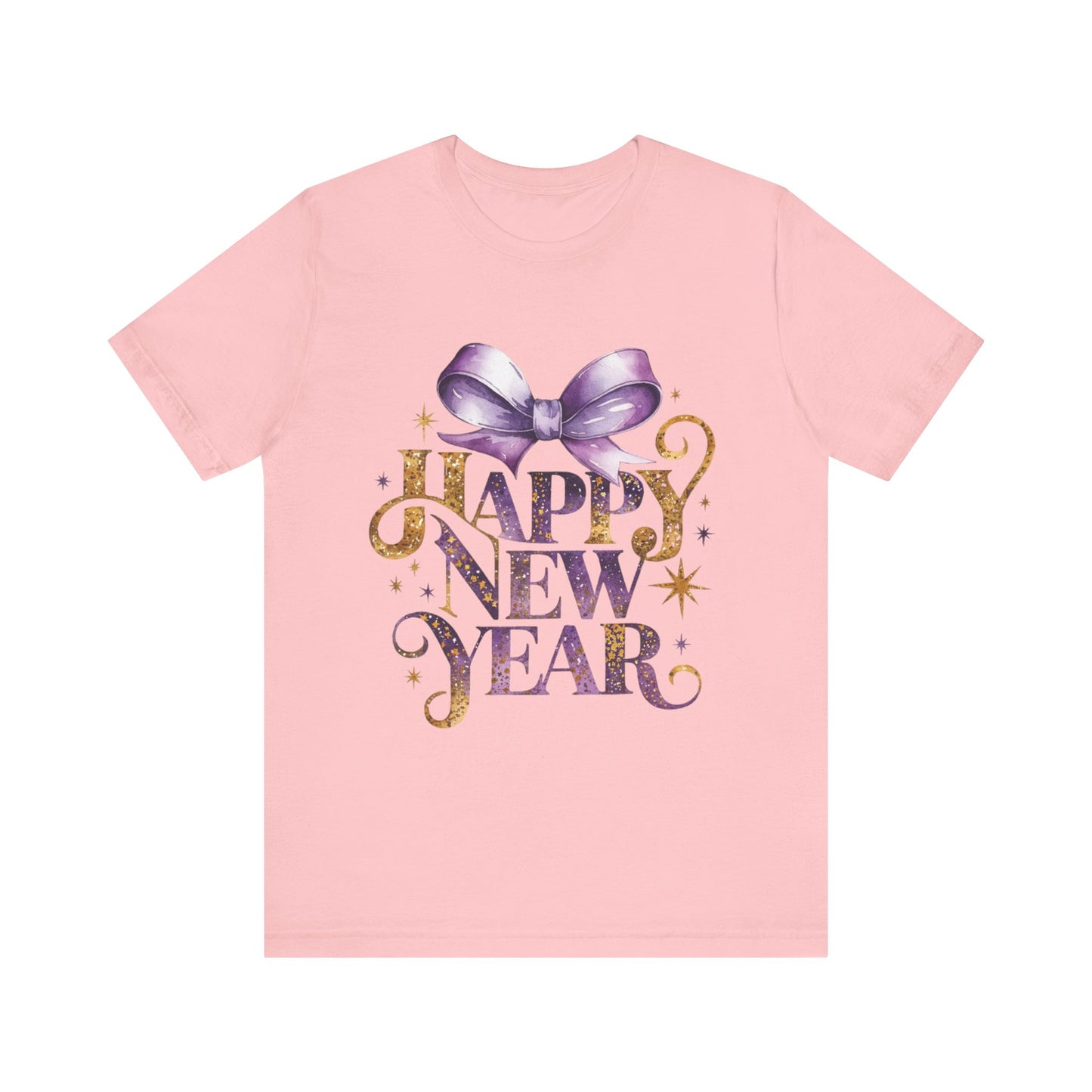 Happy New Year Unisex Jersey Tee - Festive Celebratory Shirt