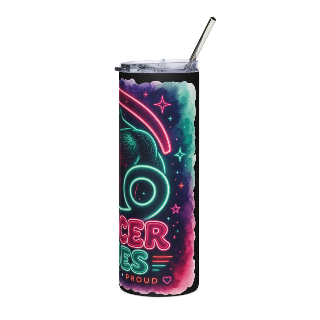 Cancer Vibes Neon Zodiac 20oz Stainless Tumbler