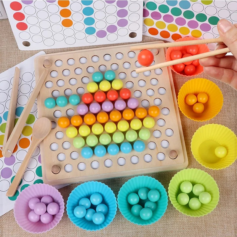 Juego de mesa de matemáticas con rompecabezas para niños