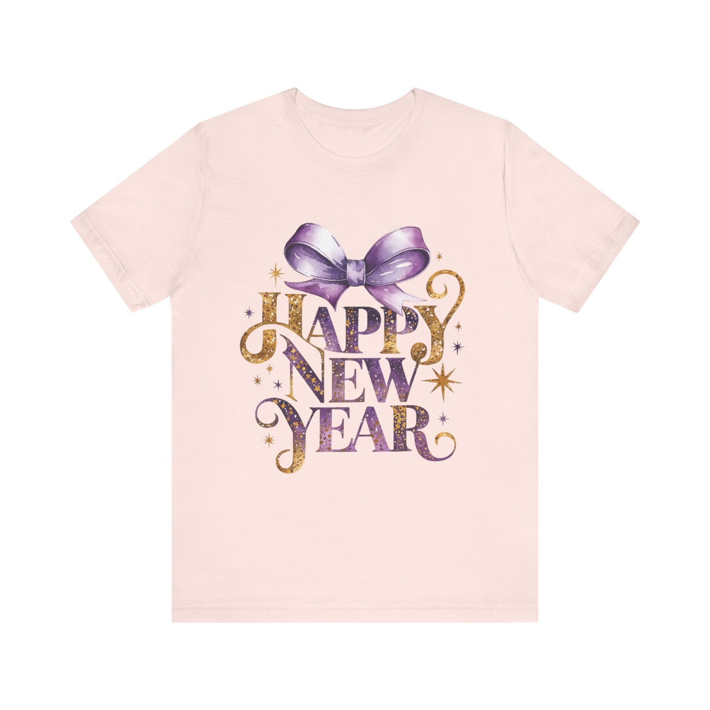 Happy New Year Unisex Jersey Tee - Festive Celebratory Shirt