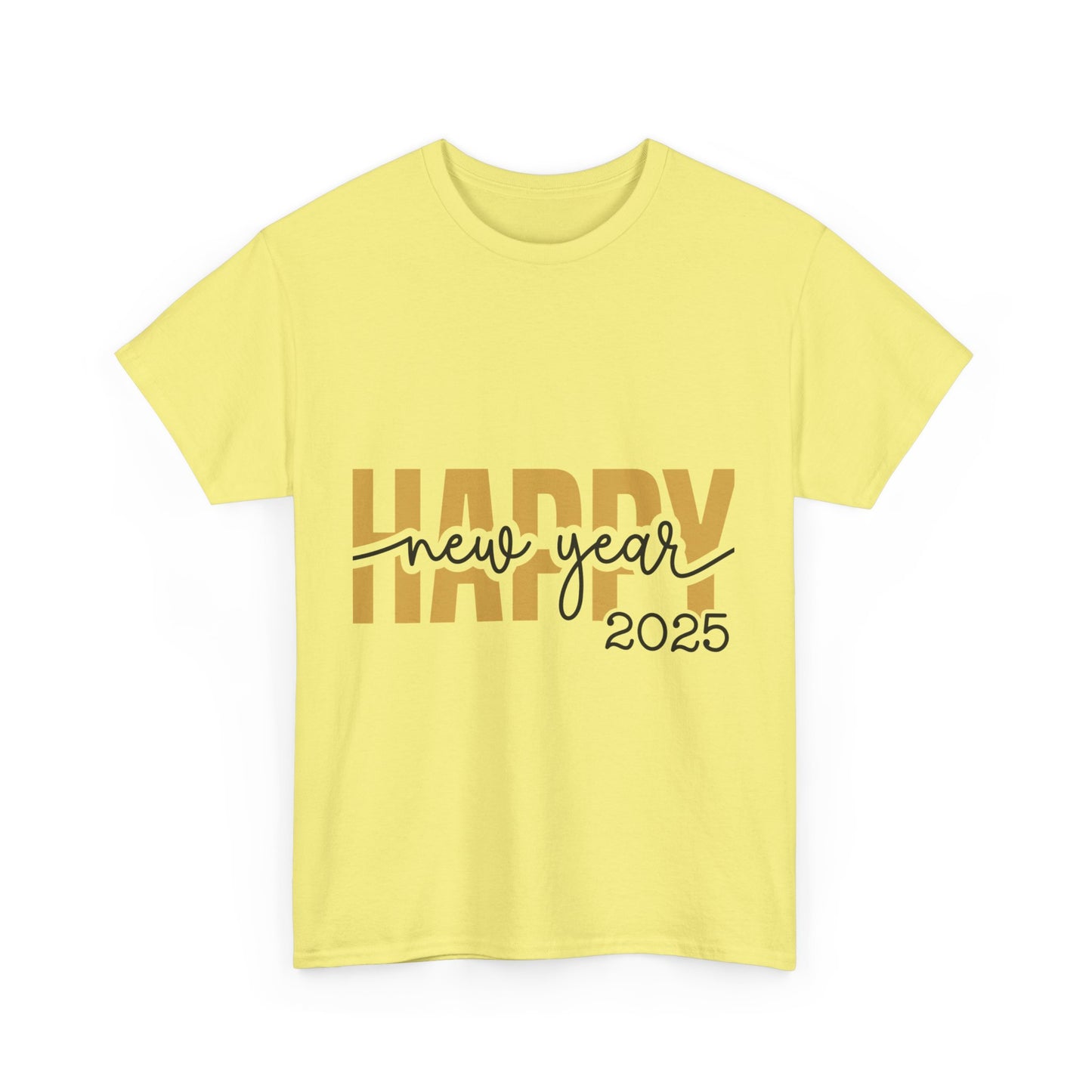 Happy New Year 2025 Unisex Heavy Cotton Tee