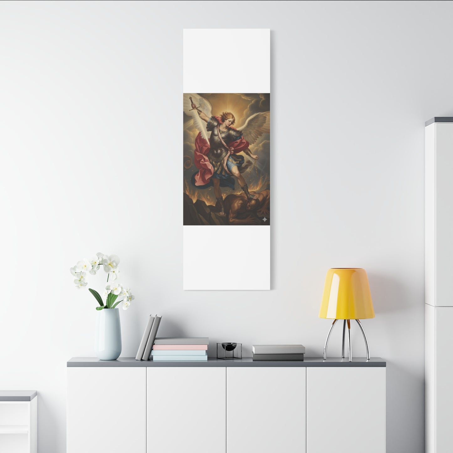 St. Michael Archangel Canvas Art Wrap – Classic Religious Wall Art