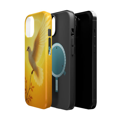 Golden Dove Magnetic Impact-Resistant Phone Case