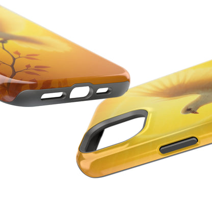 Golden Dove Magnetic Impact-Resistant Phone Case