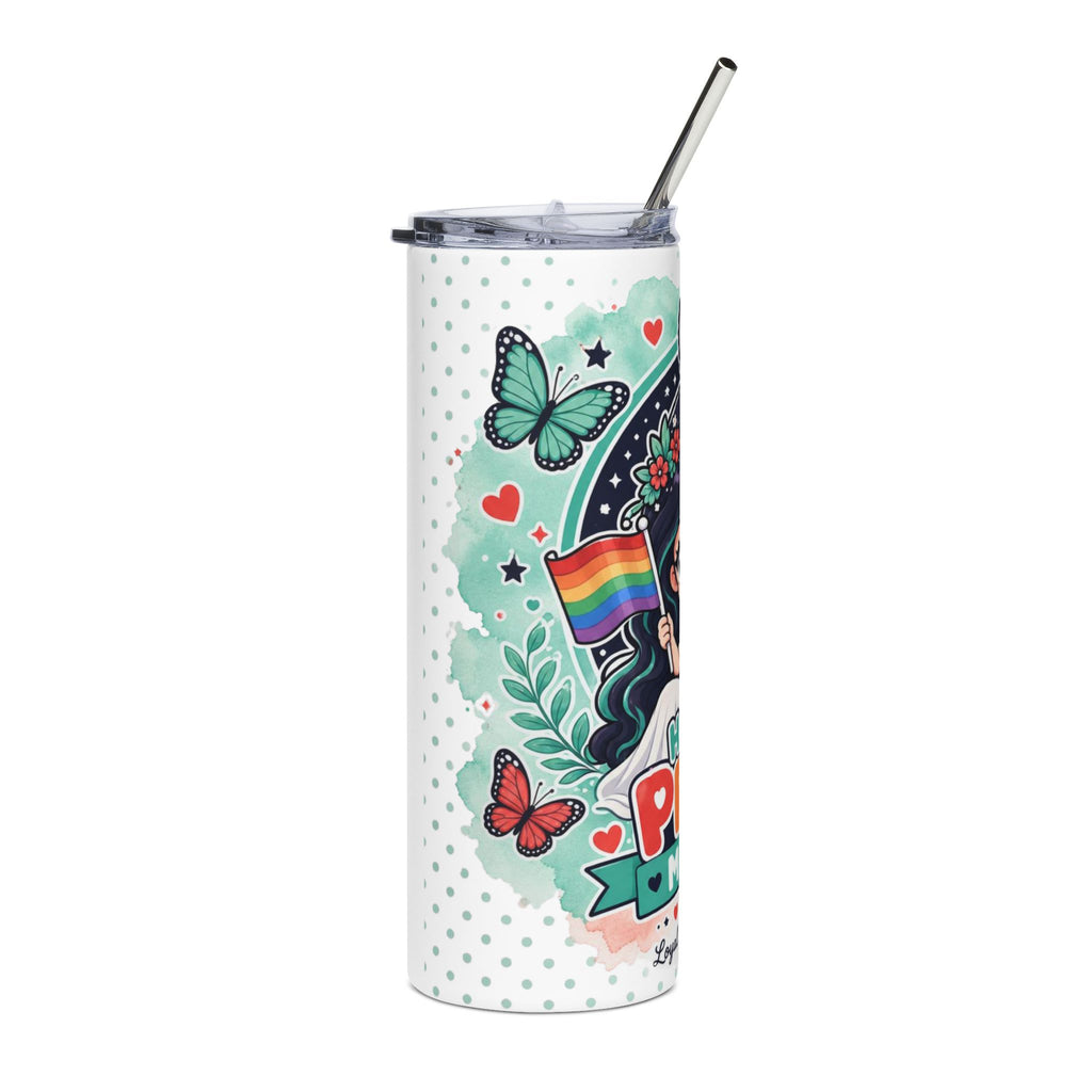Virgo Pride Stainless Steel Tumbler — 20oz Happy Pride Month Rainbow Travel Cup