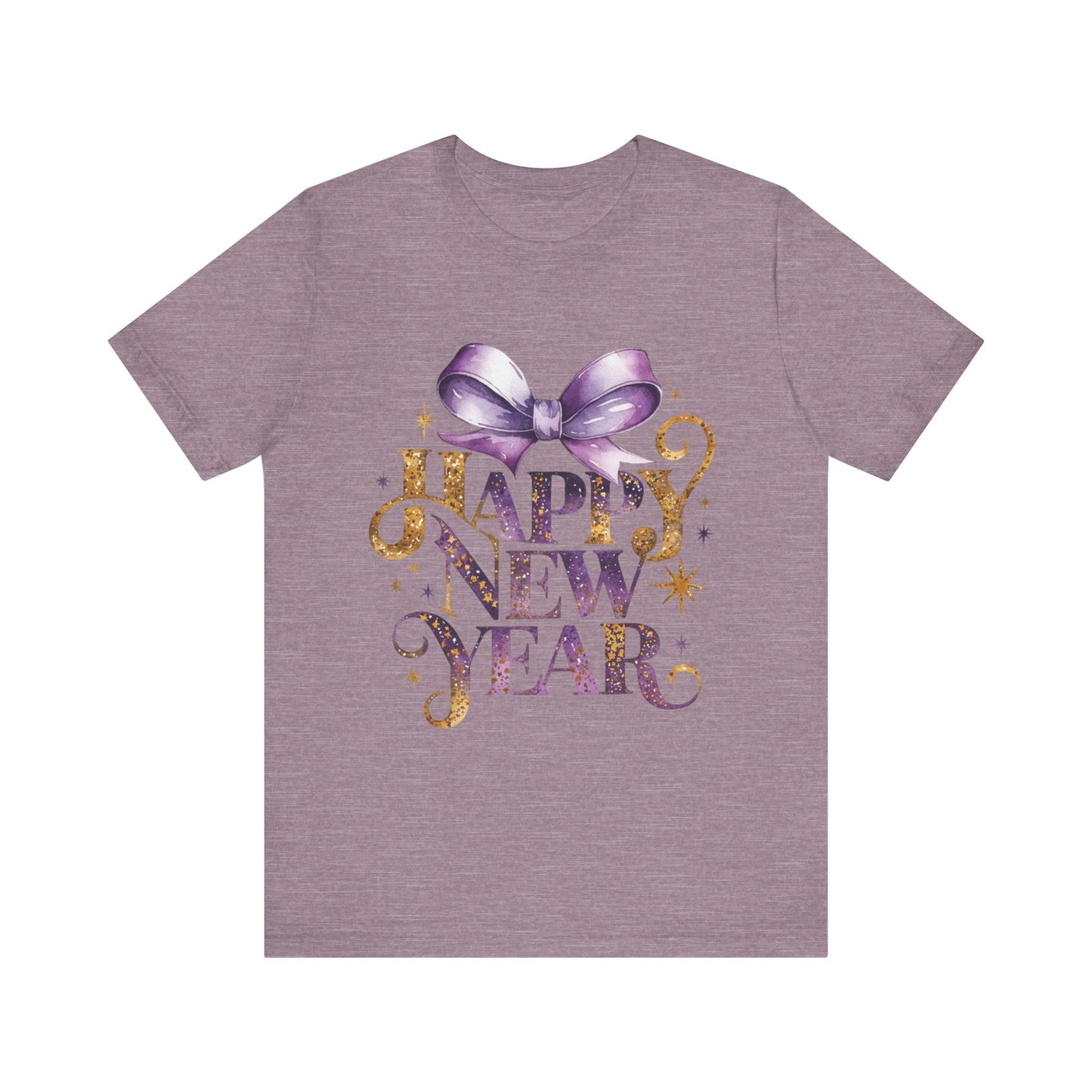 Happy New Year Unisex Jersey Tee - Festive Celebratory Shirt