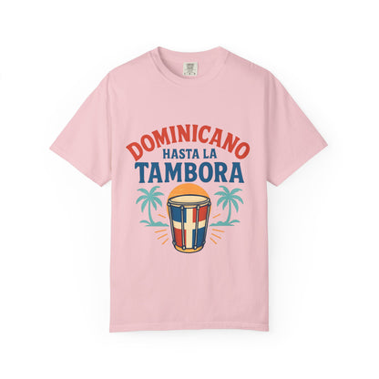 Dominican Music Graphic Tee | Unisex Garment-Dyed Shirt for Summer & Celebrations