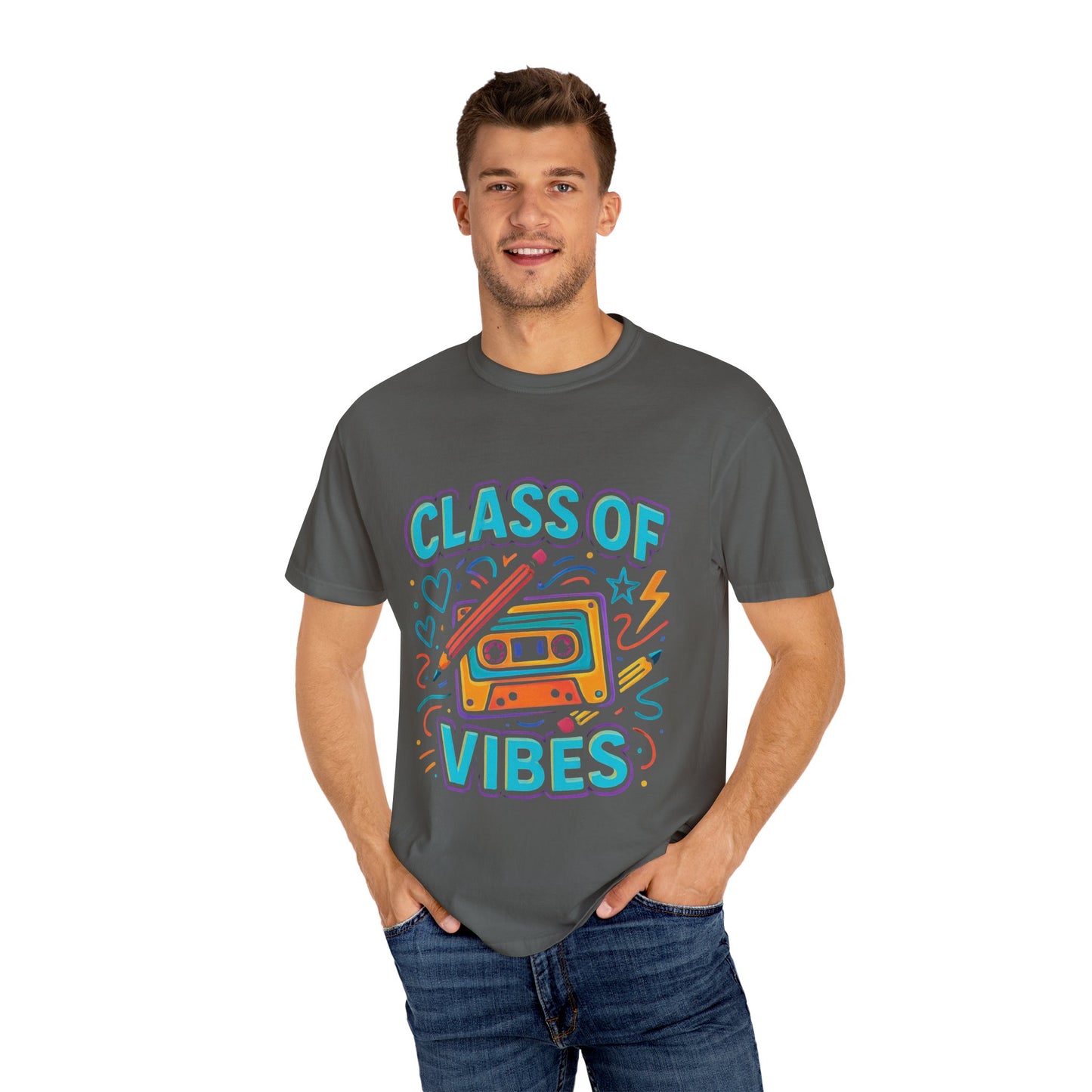 Vintage “Class of Vibes” Unisex Tee | Trendy Graduation Apparel & Everyday Style