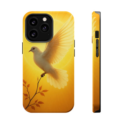 Golden Dove Magnetic Impact-Resistant Phone Case