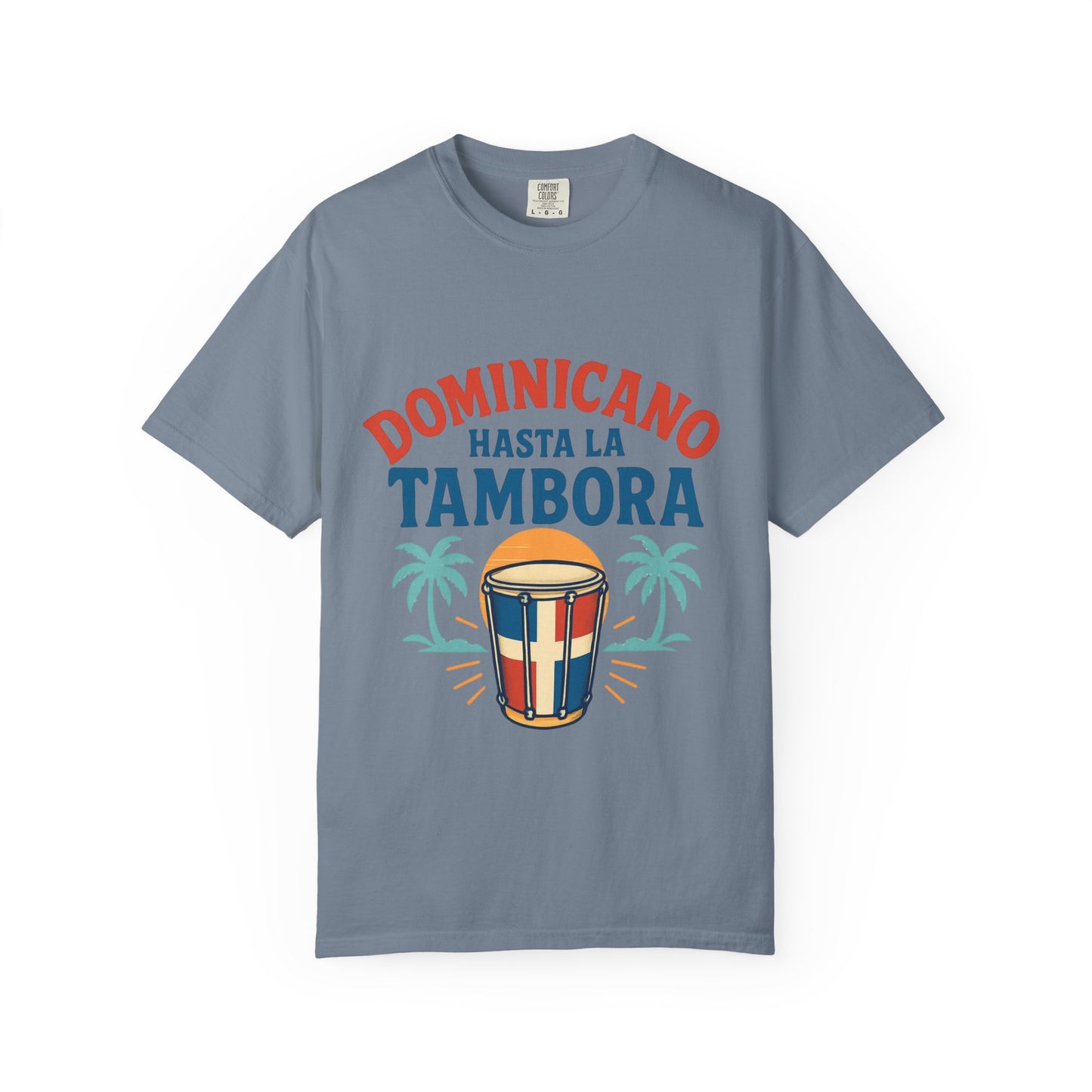 Dominican Music Graphic Tee | Unisex Garment-Dyed Shirt for Summer & Celebrations