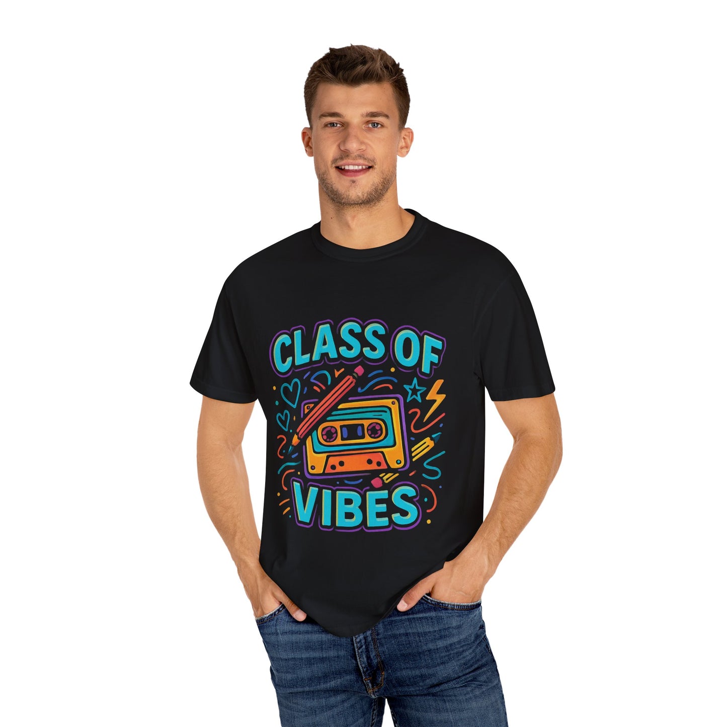 Vintage “Class of Vibes” Unisex Tee | Trendy Graduation Apparel & Everyday Style