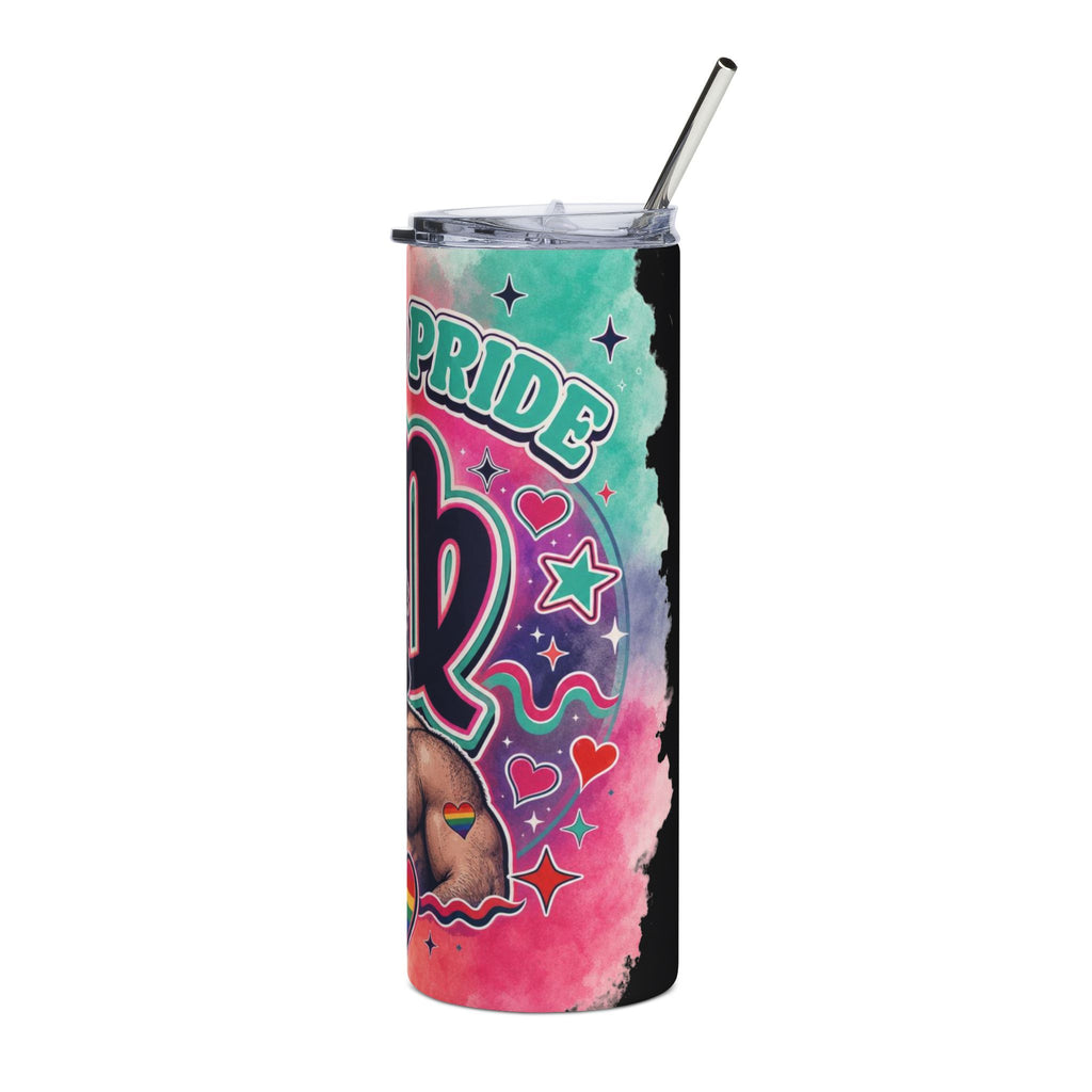 Virgo Pride 20oz Stainless Steel Tumbler — Rainbow Zodiac Drink Cup