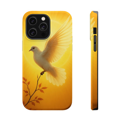 Golden Dove Magnetic Impact-Resistant Phone Case
