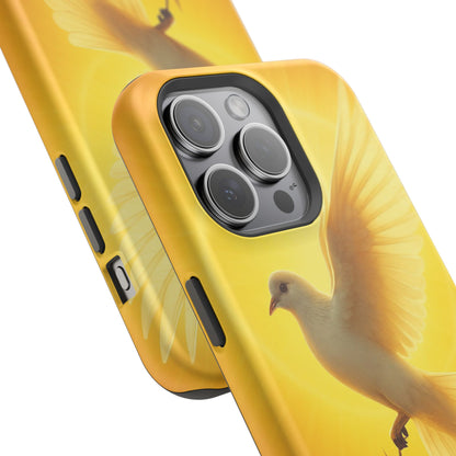 Golden Dove Magnetic Impact-Resistant Phone Case