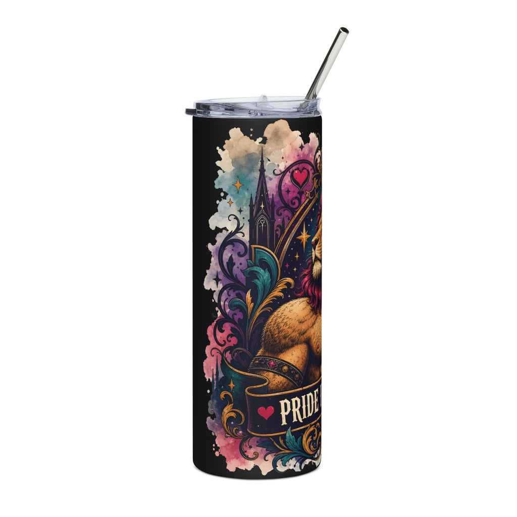 Leo Zodiac Stainless Steel Tumbler — 'Pride in Every Roar' 20oz
