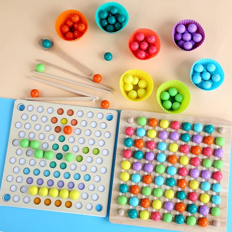 Juego de mesa de matemáticas con rompecabezas para niños