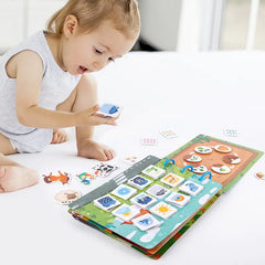 Interactive Quiet Book: Educational Sticker Puzzles