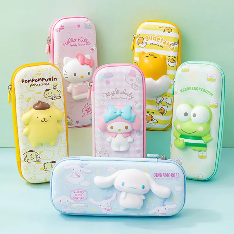 Sanrio PU Large Capacity Pencil Case